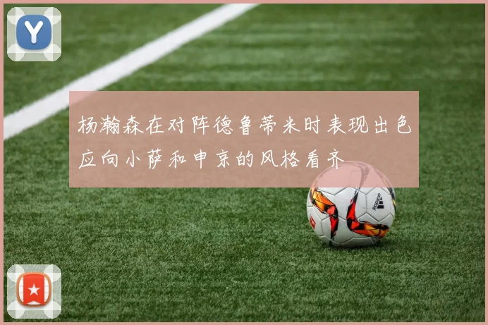 杨瀚森在对阵德鲁蒂米时表现出色应向小萨和申京的风格看齐